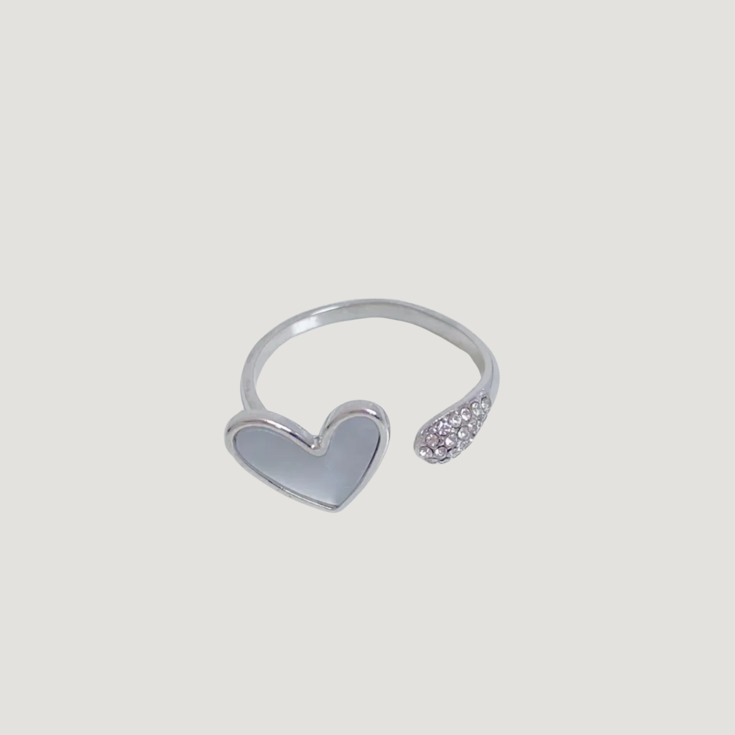 Sparkly Heart Ring