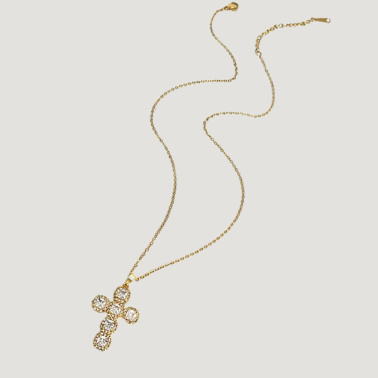 Sparkly Cross Necklace