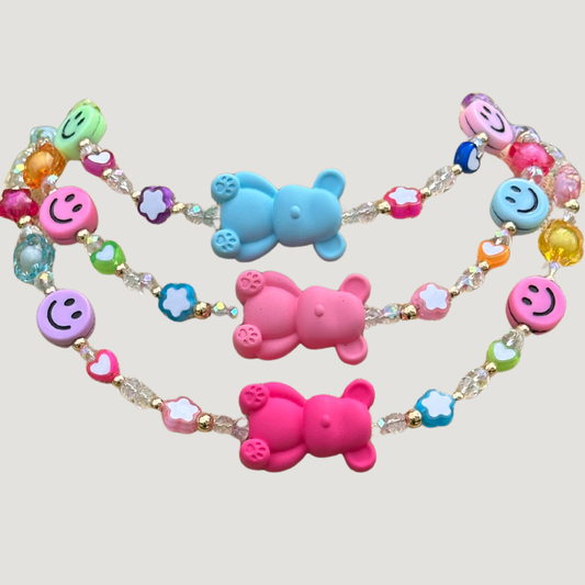 Colorful Bear Necklace