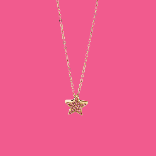Rhinestone Star Necklace