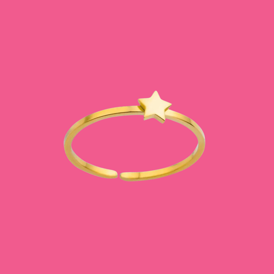 Gold Star Ring