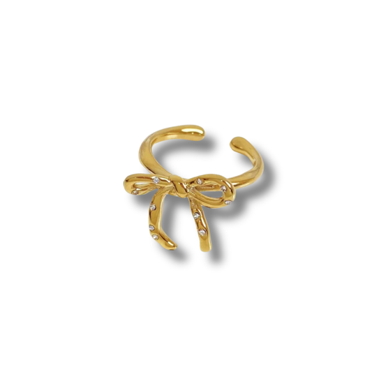 Sparkly Bow Ring