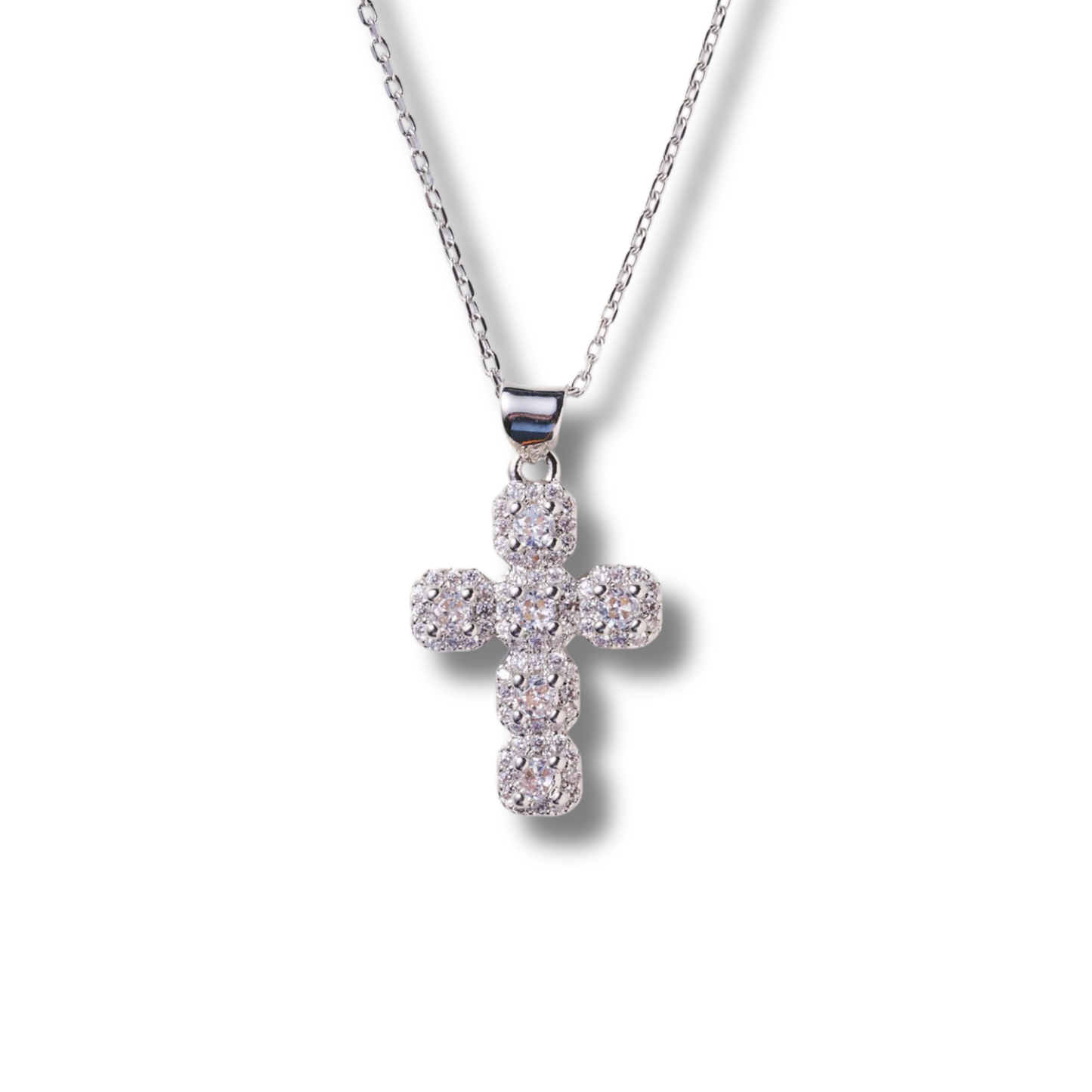 Sparkly Cross Necklace