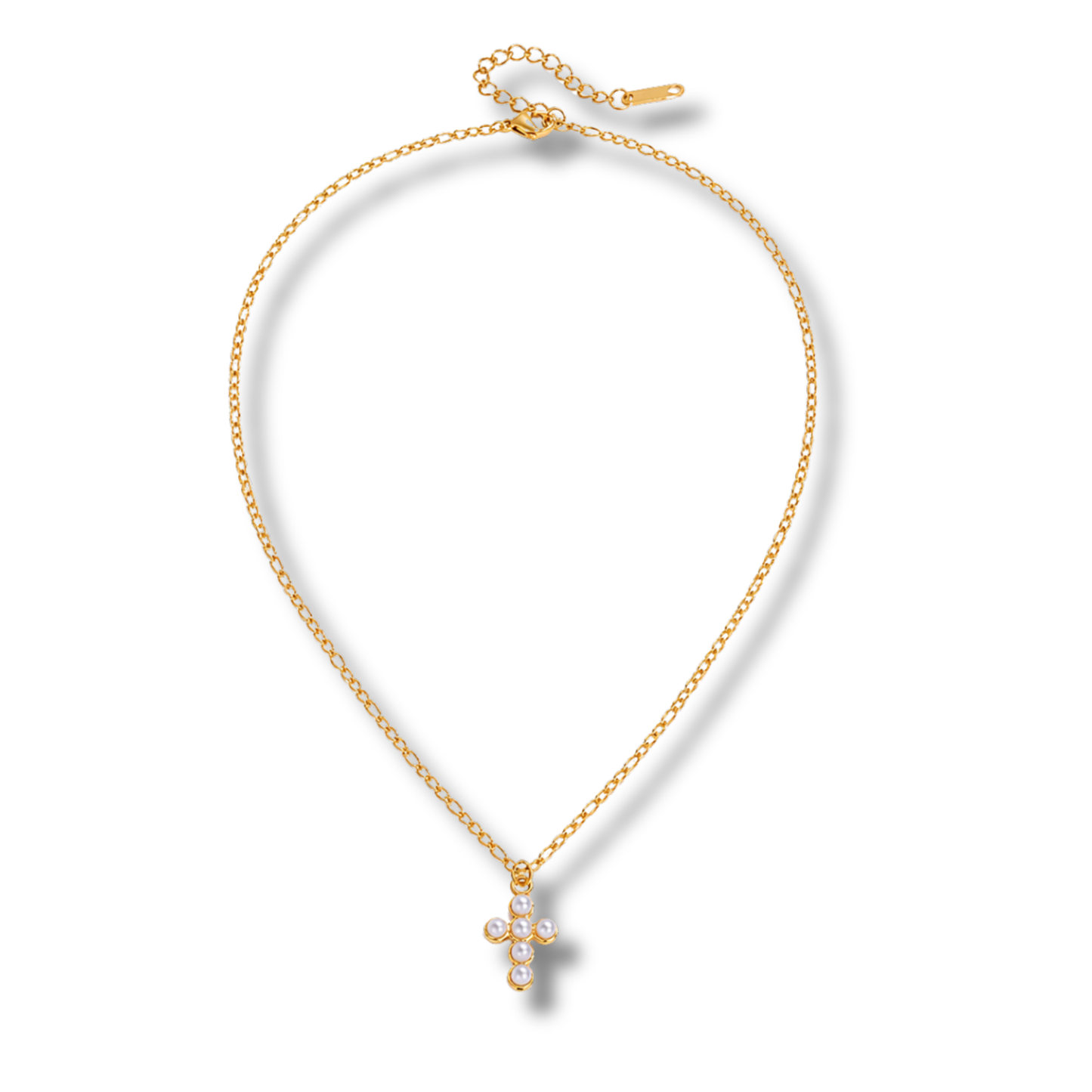 Pearl Cross Necklace